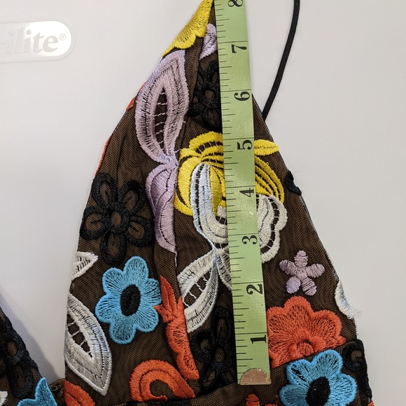 Alexis Floral embroidered summer spring semi formal dress - Picture 10 of 10